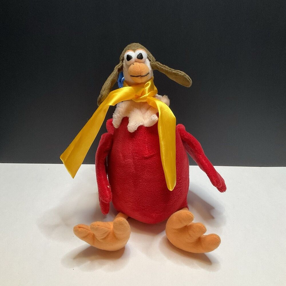 Vintage Starfall Education 2004 Rare Peg the Hen Collectable Stuffed Plush 12"